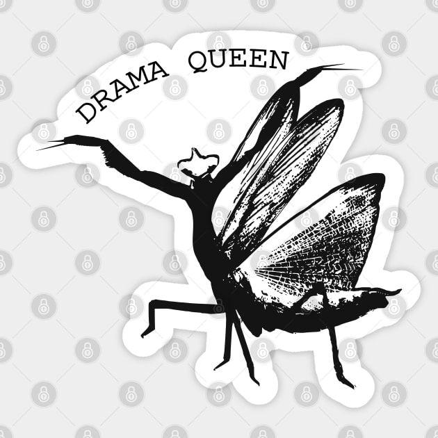 Drama Queen Mantis Sticker by FandomizedRose